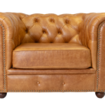 Poltrona Chesterfield Zafrelli Couro Legítimo