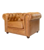 Poltrona Chesterfield Zafrelli Couro Legítimo - Imagem 2
