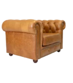 Poltrona Chesterfield Zafrelli Couro Legítimo - Imagem 3
