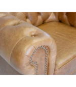 Poltrona Chesterfield Zafrelli Couro Legítimo - Imagem 6