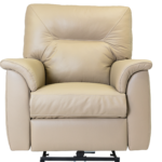 Poltrona Reclinável Marvella Elétrica Couro Legítimo