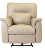 Poltrona Reclinável Marvella Elétrica Couro Legítimo