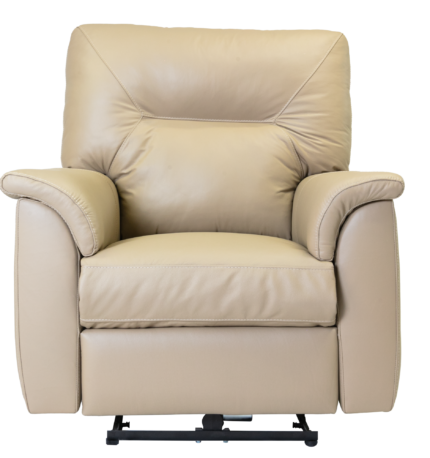 Poltrona Reclinável Marvella Elétrica Couro Legítimo