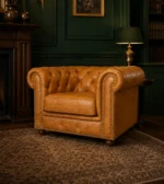 Poltrona Chesterfield Zafrelli Couro Legítimo - Imagem 2