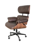 Poltrona Charles Eames Office Couro Legítimo - Imagem 8