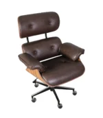 Poltrona Charles Eames Office Couro Legítimo - Imagem 5