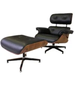 Poltrona Charles Eames Lounge Puff Couro Legítimo