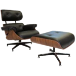 Poltrona Charles Eames Lounge Puff Couro Legítimo - Imagem 4