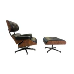 Poltrona Charles Eames Lounge Puff Couro Legítimo - Imagem 6