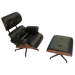 Poltrona Charles Eames Lounge Puff Couro Legítimo - Imagem 3