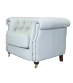Poltrona Liorena Chesterfield Couro Legítimo - Imagem 6