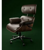 Poltrona Charles Eames Office Couro Legítimo - Imagem 2