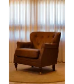Poltrona Ravena Plus Chesterfield Couro Legítimo - Imagem 2